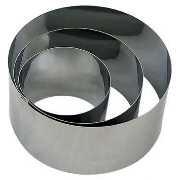 Cercle à mousse 5 cm inox