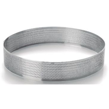 Cercle à tarte rond perforé 24 cm