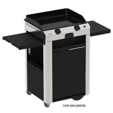 Chariot inox pour plancha Fusion 60 - 58028201880P