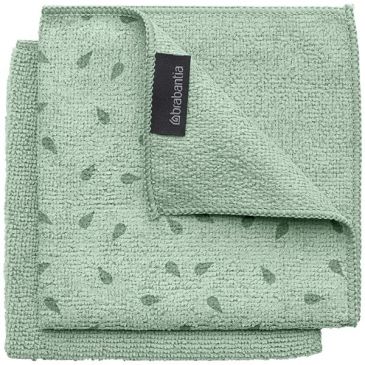 Lot de 2 chiffons en microfibre Vert Menthe - Sink Side