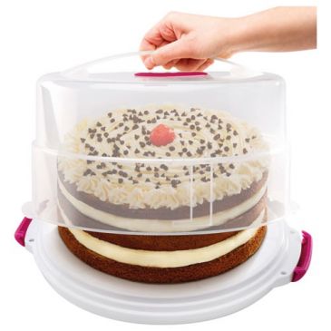 Cloche à gâteaux extensible en plastique