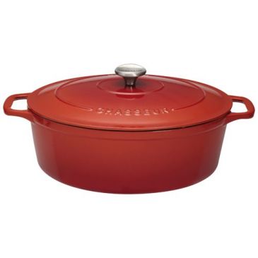 Cocotte en fonte ovale 35 cm Rubis - Sublime