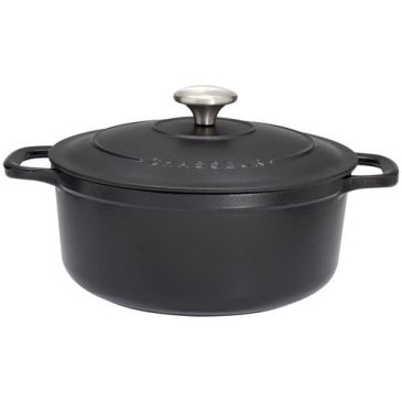 Cocotte en fonte ronde 24 cm Noire - Sublime