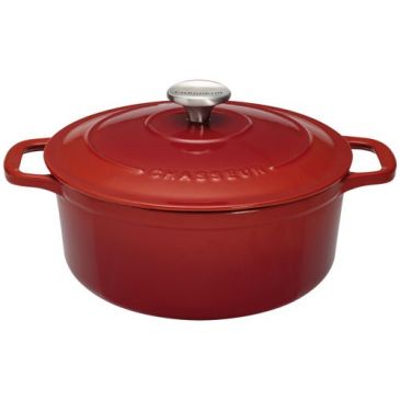 Cocotte en fonte ronde 24 cm Rubis - Sublime