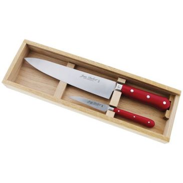 Coffret 2 couteaux de cuisine - 1920 Rouge