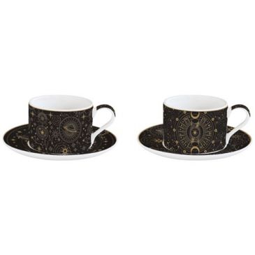 Coffret 2 tasses Déjeuner 24 cl - Céleste