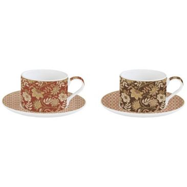 Coffret 2 tasses Déjeuner 24 cl - Fleurs de Rêves