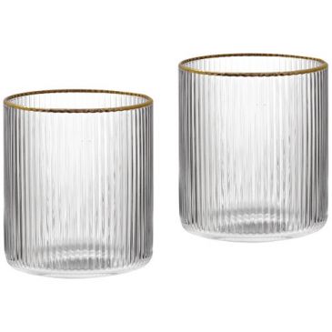 Coffret 2 verres à eau 32 cl - Festive