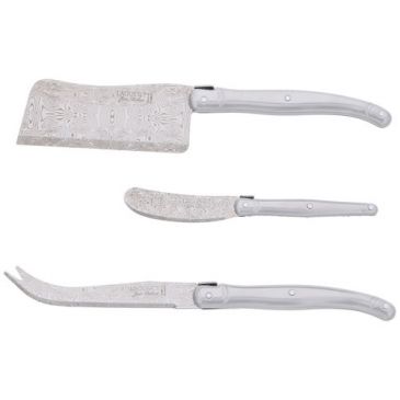 Coffret 3 couteaux à fromage - Damas Laguiole