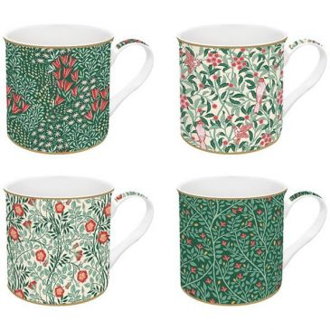 Coffret 4 mugs 30 cl - Floral Fantasy