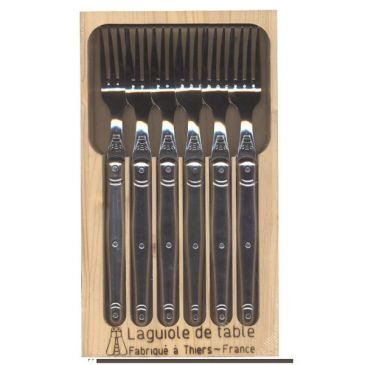 Coffret 6 fourchettes - Laguiole Inox