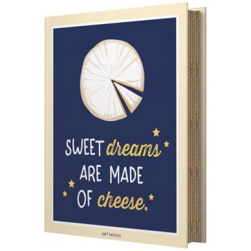 Coffret fromage 3 pièces Sweet dreams are made of cheese - Gift Novels
