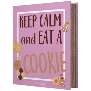 Coffret pâtisserie 8 pièces Keep calm and Eat a cookie - Gift Novels