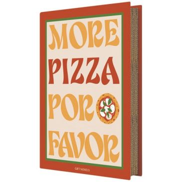 Coffret pizza 4 pièces More pizza por favor - Gift Novels