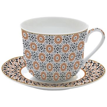 Coffret Tasse Déjeuner 40 cl - Geo Ethnic