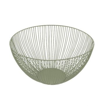 Corbeille à fruits 25 cm Vert Sauge - Wire