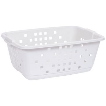 Corbeille à linge Prima 45 L blanc cérusé