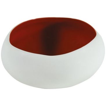 Coupelle 12 cm Blanc Mat / Orange Brillant - Oslo