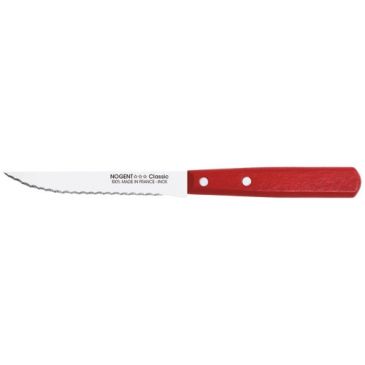 Couteau à steak 11 cm Rouge Cerise - Classic Bois