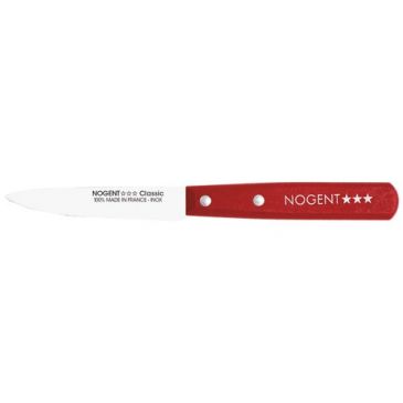 Couteau Office 9 cm Rouge Cerise - Classic Bois