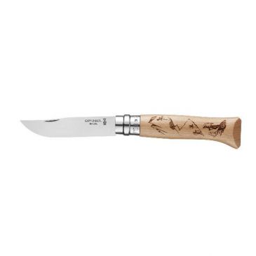 Couteau Randonnée - Tradition N°8 Gravure Sport