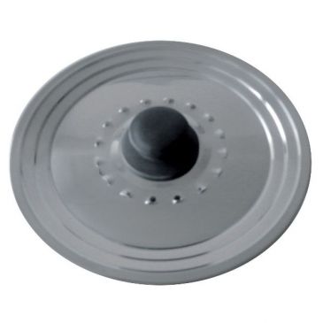 Couvercle inox avec trou vapeur - Diamètre 18/22 cm