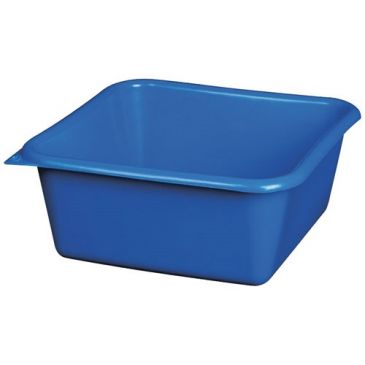 Cuvette carrée graduée 32 cm / 9,5 L Bleu