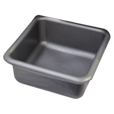 Cuvette carrée 32 cm / 9,5 L Gris Silver