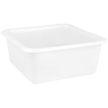 Cuvette carré - Alimentaire - 32 cm - 9.5 L - blanc