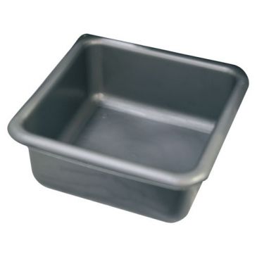 Cuvette carré graduée 38 cm / 15 L Gris Silver