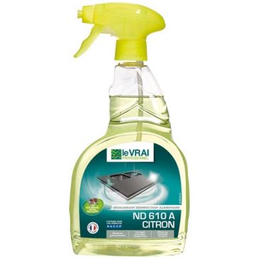 Dégraissant désinfectant alimentaire ND610 A - 750 mL - citron