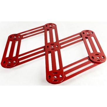 Dessous de plat extensible Rouge - Vintage