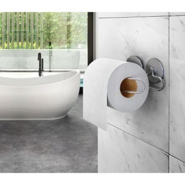 Distributeur de papier WC + 2 crochets adhésifs Artic en polytherm Frost