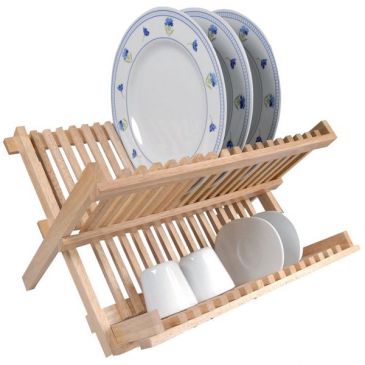 Égouttoir pliable bois