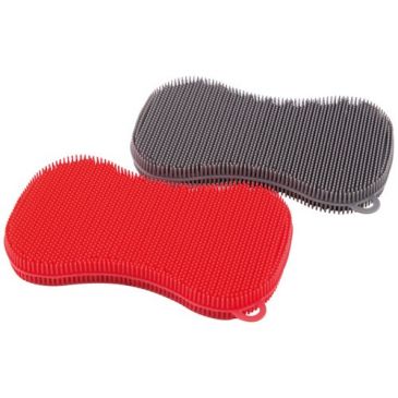 Éponge en silicone Grise ou Rouge - Dotz