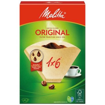 Filtre - Cornet - Original - 1x6 - brun - lot de 40 