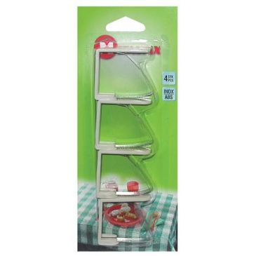 Fixe nappe inox+plast.blister de 4 254505
