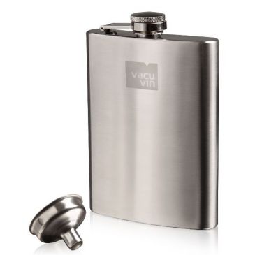 Flasque à whisky inox avec entonnoir - Hip Flask & Funnel