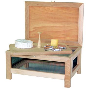 Fromager bois 17 x 39 cm + plateau
