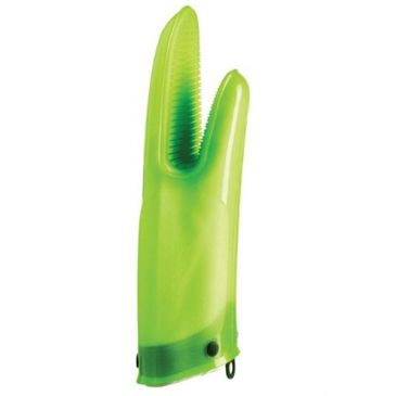 Gant de cuisine silicone & coton Vert