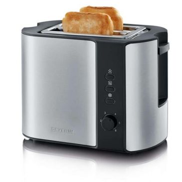 Toaster 2 fentes Inox & Noir - 2589