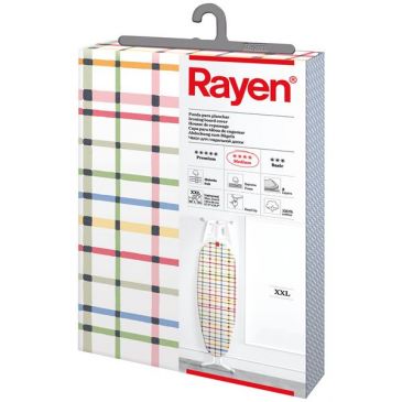 Housse XXL pour table à repasser 150x 55 cm Rayures colorées - Basic 