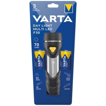 Lampe torche - Day Light Multi LED F30 - 2 piles LR20 - noir/gris