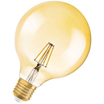 Ampoule led 1906 globe Or 7w e27