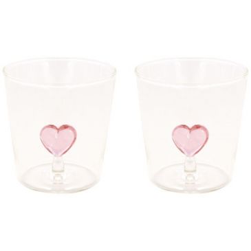 Lot 2 verres 35 cl Cœur - Twist & Match