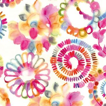 Lot 20 serviettes en papier 33 x 33 cm - Cercles Fantastiques