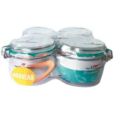 Lot 4 bocaux 0.5 L