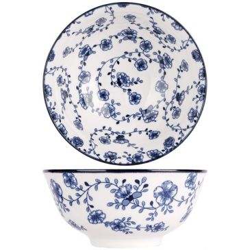 Lot 4 bols 15 cm - Flor Azul