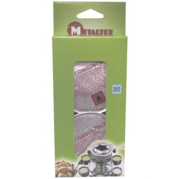 Lot de  2 barquettes d'alcool gélifié