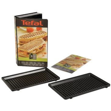 Lot de 2 plaques Grill / Panini - Snack Collection